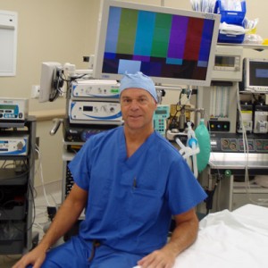 Doctor David Hoyt in operating room