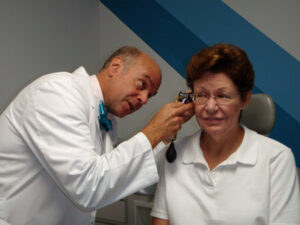 Hearing loss can be a frustrating problem both for individuals as well as their loved ones. While hearing loss can affect people of any age, hearing dysfunction has been shown to affect 25% of those between the ages of 65 and 74; while 50% of those over 75 years of age have some degree of hearing loss. A variety of disorders can affect hearing. Some involve structural changes in the ear itself such as perforations of the ear drum, growths (such as cholesteatomas), or scar tissue formation as a sequelae of repeated infections. Systemic diseases such as hypothyroidism, Paget’s disease and congenital syndromes can also affect hearing. Finally, various medications and environmental factors such as exposure to loud noise can damage hearing as well.